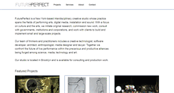 Desktop Screenshot of futureperfectproductions.org